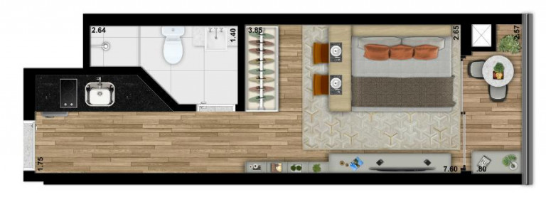 Imagem Apartamento com 1 Quarto à Venda, 25 m² em Vila Mariana - São Paulo