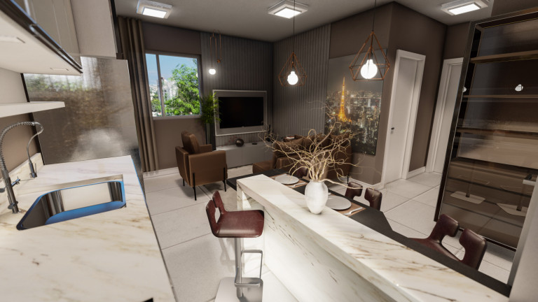 Imagem Apartamento com 2 Quartos à Venda, 65 m² em Integração - Passo Fundo