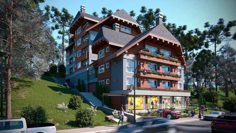 Imagem Imóvel com 2 Quartos à Venda, 74 m² em Lagos Do Bosque - Gramado