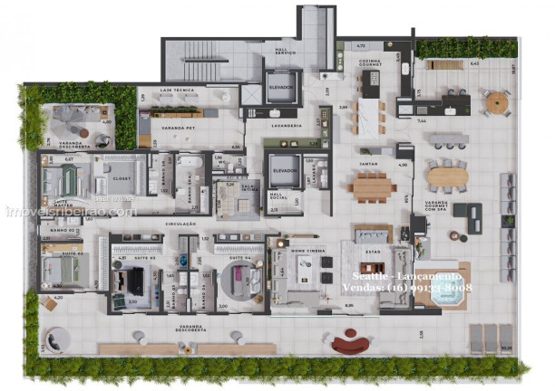 Imagem Apartamento com 4 Quartos à Venda, 367 m² em Jardim Ilhas Do Sul - Ribeirão Preto Imagem Apartamento com 4 Quartos à Venda, 367 m² em Jardim Ilhas Do Sul - Ribeirão Preto