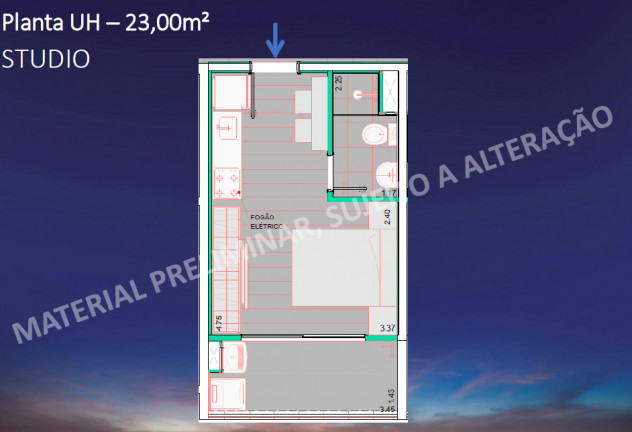Imagem Studio com 1 Quarto à Venda, 23 m² em Bela Vista - São Paulo