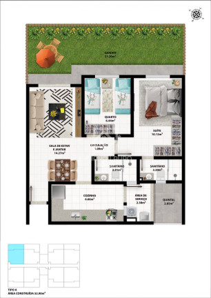 Imagem Apartamento com 2 Quartos à Venda, 45 m² em Primavera - Vitória Da Conquista Imagem Apartamento com 2 Quartos à Venda, 45 m² em Primavera - Vitória Da Conquista