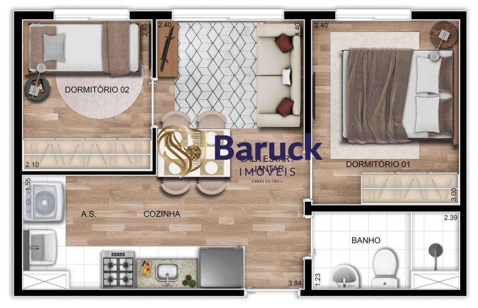 Imagem Apartamento com 2 Quartos à Venda, 35 m² em Chácara Seis De Outubro - São Paulo Imagem Apartamento com 2 Quartos à Venda, 35 m² em Chácara Seis De Outubro - São Paulo