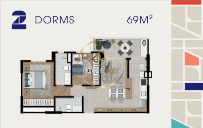 Imagem Apartamento com 2 Quartos à Venda, 69 m² em Condomínio Royal Park - São José Dos Campos Imagem Apartamento com 2 Quartos à Venda, 69 m² em Condomínio Royal Park - São José Dos Campos