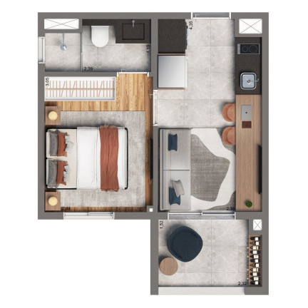 Imagem Apartamento com 2 Quartos à Venda, 37 m² em Vila Clementino - São Paulo Imagem Apartamento com 2 Quartos à Venda, 37 m² em Vila Clementino - São Paulo
