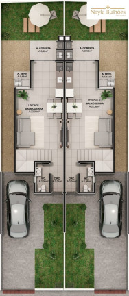 Imagem Sobrado com 3 Quartos à Venda, 117 m² em Forquilhas - São José Imagem Sobrado com 3 Quartos à Venda, 117 m² em Forquilhas - São José