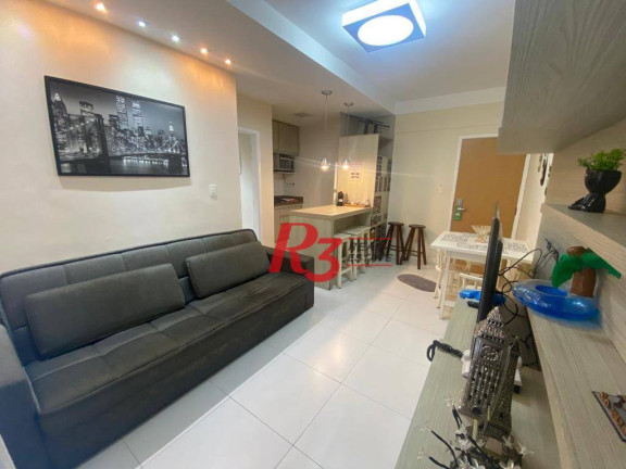 Imagem Apartamento com 1 Quarto à Venda ou Locação, 45 m² em Gonzaga - Santos Imagem Apartamento com 1 Quarto à Venda ou Locação, 45 m² em Gonzaga - Santos