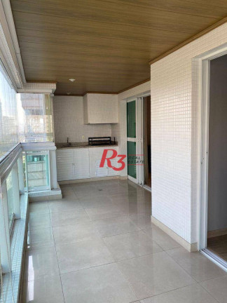 Imagem Apartamento com 3 Quartos para Alugar, 211 m² em Embaré - Santos