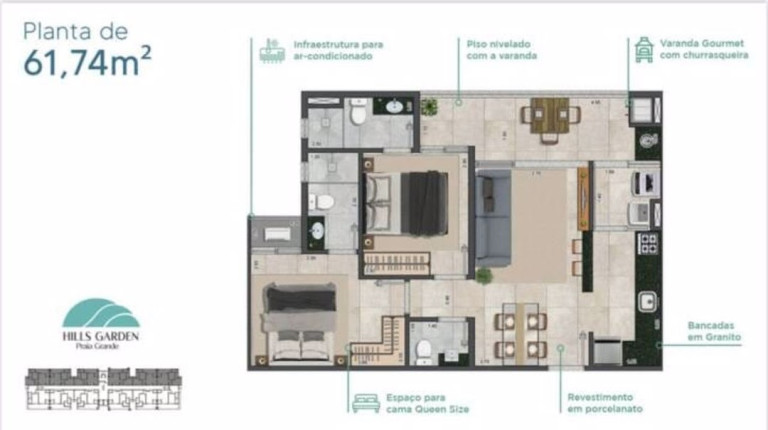 Imagem Apartamento com 2 Quartos à Venda, 61 m² em Praia Grande - Ubatuba Imagem Apartamento com 2 Quartos à Venda, 61 m² em Praia Grande - Ubatuba