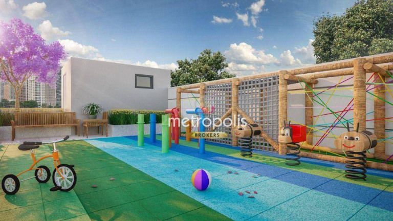 Imagem Apartamento com 2 Quartos à Venda, 56 m² em Jardim - Santo André