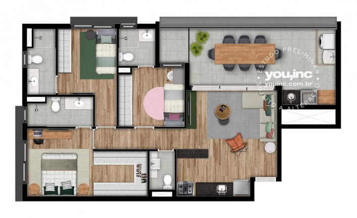 Imagem Apartamento com 3 Quartos à Venda, 96 m² em Pinheiros - São Paulo