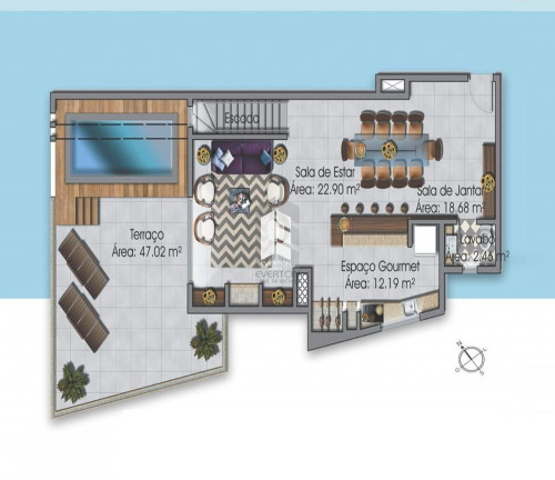 Imagem Cobertura com 4 Quartos à Venda, 210 m² em Nossa Senhora Medianeira - Santa Maria