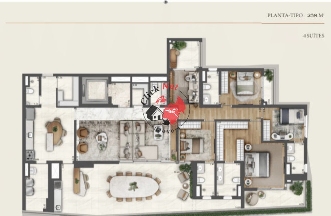 Imagem Apartamento com 4 Quartos à Venda, 190 m² em Paraiso - São Paulo