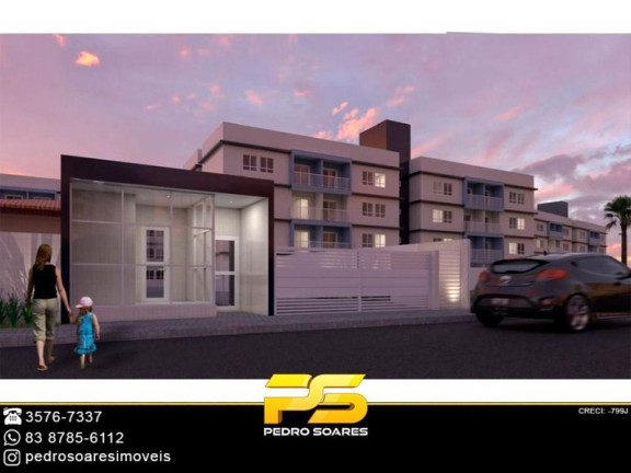 Apartamento com 2 Quartos à Venda, 53 m² em Camalaú - Cabedelo
