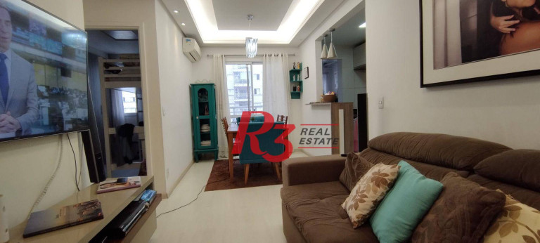 Apartamento com 2 Quartos à Venda, 64 m² em Marapé - Santos