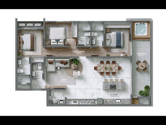 Imagem Imóvel com 3 Quartos à Venda, 124 m² em Canto Grande - Bombinhas Imagem Imóvel com 3 Quartos à Venda, 124 m² em Canto Grande - Bombinhas
