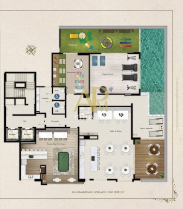Imagem Apartamento com 3 Quartos à Venda, 128 m² em Kobrasol - São José Imagem Apartamento com 3 Quartos à Venda, 128 m² em Kobrasol - São José
