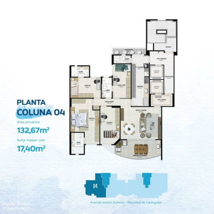 Imagem Apartamento com 4 Quartos à Venda, 132 m² em Atalaia - Aracaju Imagem Apartamento com 4 Quartos à Venda, 132 m² em Atalaia - Aracaju