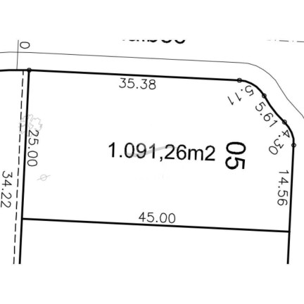Terreno à Venda, 1.091 m² em Centro - Cabreúva