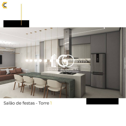 Imagem Apartamento com 2 Quartos à Venda, 80 m² em Comerciário - Criciúma Imagem Apartamento com 2 Quartos à Venda, 80 m² em Comerciário - Criciúma
