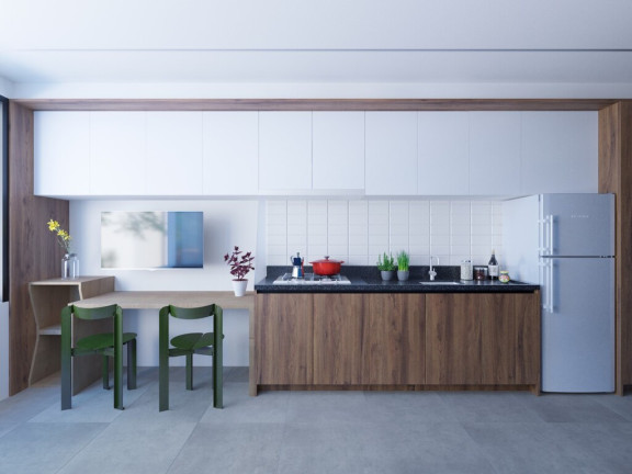 Imagem Imóvel com 1 Quarto à Venda, 25 m² em Bacacheri - Curitiba