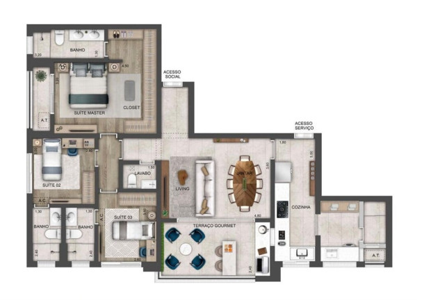 Imagem Imóvel com 2 Quartos à Venda, 202 m² em Brooklin Paulista - São Paulo