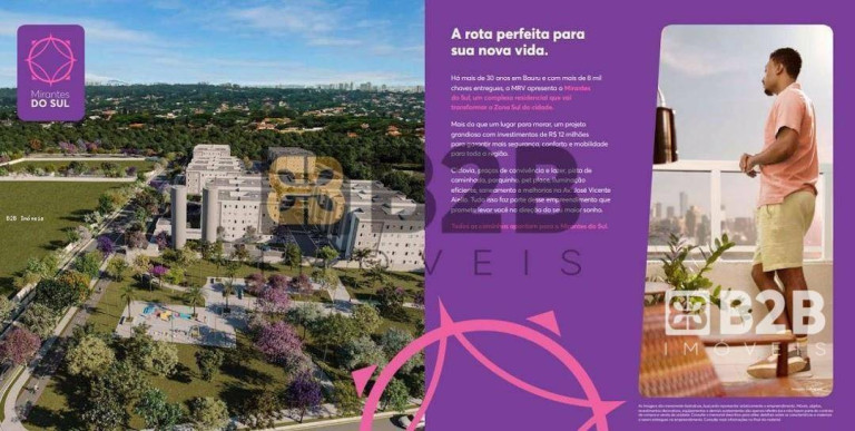 Imagem Apartamento com 2 Quartos à Venda, 39 m² em Parque Das Nações - Bauru