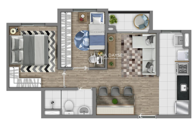 Imagem Apartamento com 1 Quarto à Venda, 38 m² em Jardim Norma - São Paulo