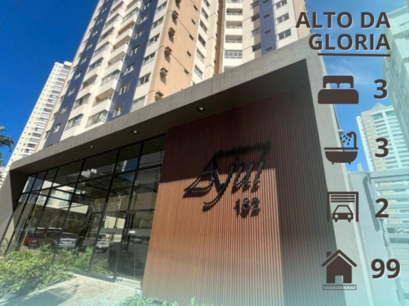 Apartamento com 3 Quartos à Venda, 99 m² em Alto Da Glória - Goiânia