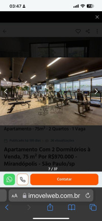 Imagem Apartamento com 2 Quartos à Venda, 50 m² em Mirandópolis - São Paulo Imagem Apartamento com 2 Quartos à Venda, 50 m² em Mirandópolis - São Paulo