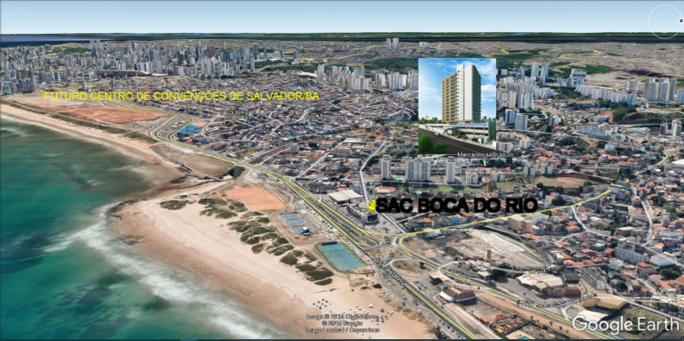 Imagem Terreno à Venda, 2.400 m² em Boca Do Rio - Salvador Imagem Terreno à Venda, 2.400 m² em Boca Do Rio - Salvador