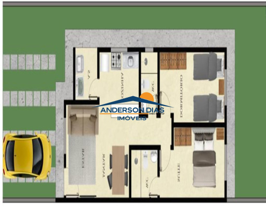 Imagem Casa com 2 Quartos à Venda, 60 m² em Balneário Dos Golfinhos - Caraguatatuba