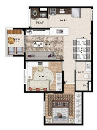 Imagem Apartamento com 2 Quartos à Venda, 52 m² em Mooca - São Paulo Imagem Apartamento com 2 Quartos à Venda, 52 m² em Mooca - São Paulo