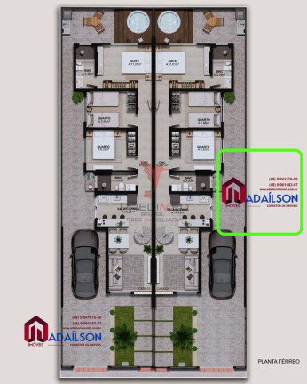 Imagem Casa com 3 Quartos à Venda, 90 m² em Forquilhas - São José Imagem Casa com 3 Quartos à Venda, 90 m² em Forquilhas - São José