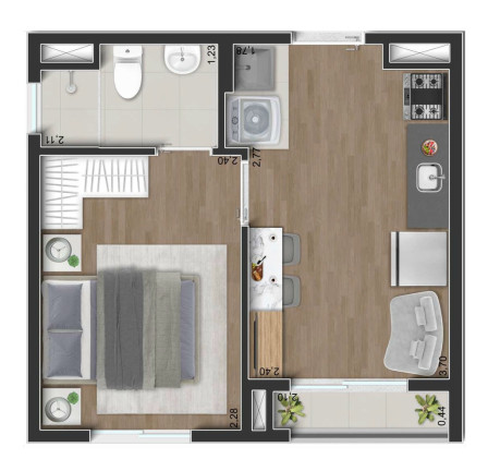 Imagem Apartamento com 1 Quarto à Venda, 24 m² em Parque Da Vila Prudente - São Paulo Imagem Apartamento com 1 Quarto à Venda, 24 m² em Parque Da Vila Prudente - São Paulo