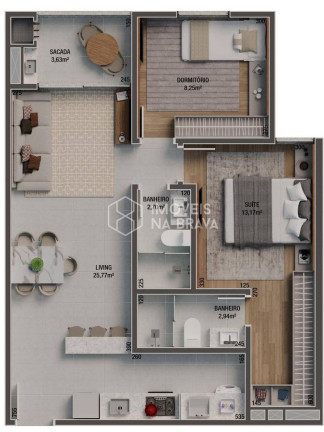 Imagem Apartamento com 2 Quartos à Venda, 64 m² em Vila Operária - Itajaí Imagem Apartamento com 2 Quartos à Venda, 64 m² em Vila Operária - Itajaí