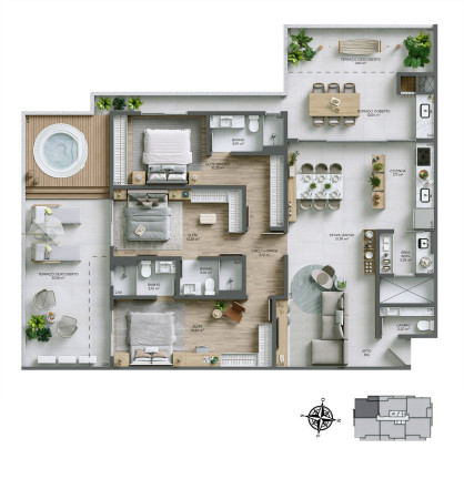 Imagem Apartamento com 3 Quartos à Venda, 131 m² em Campinas - São José