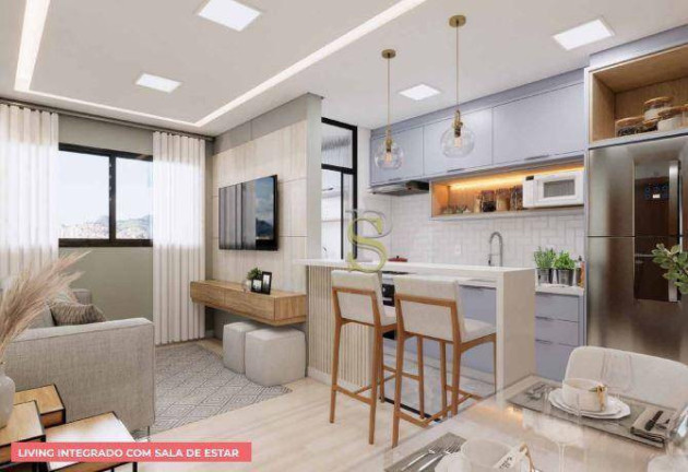 Imagem Apartamento com 1 Quarto à Venda, 46 m² em Alvinópolis - Atibaia Imagem Apartamento com 1 Quarto à Venda, 46 m² em Alvinópolis - Atibaia