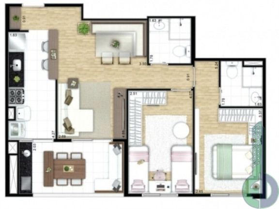 Imagem Imóvel com 2 Quartos à Venda, 67 m² em Santa Paula - Sao Caetano Do Sul Imagem Imóvel com 2 Quartos à Venda, 67 m² em Santa Paula - Sao Caetano Do Sul
