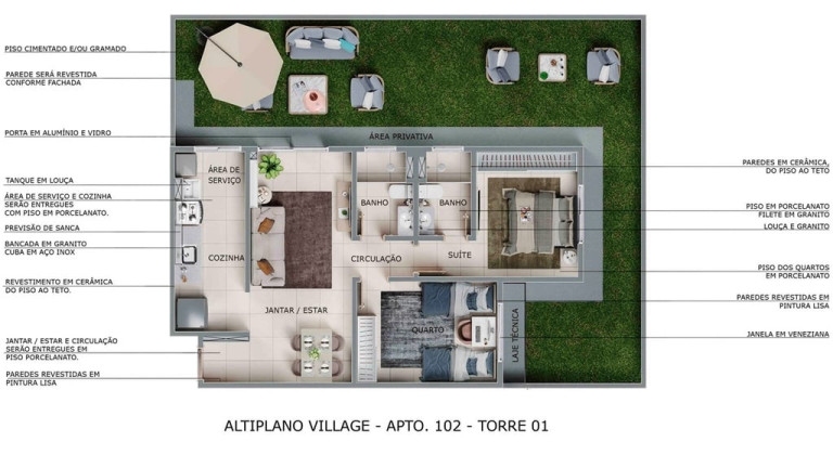 Imagem Apartamento com 2 Quartos à Venda, 94 m² em Altiplano Cabo Branco - João Pessoa Imagem Apartamento com 2 Quartos à Venda, 94 m² em Altiplano Cabo Branco - João Pessoa