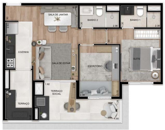 Imagem Apartamento com 3 Quartos à Venda, 79 m² em Vila Cruzeiro - São Paulo