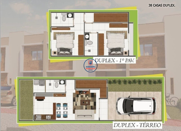 Imagem Casa com 2 Quartos para Alugar ou Temporada, 61 m² em Parque Das árvores - Parnamirim