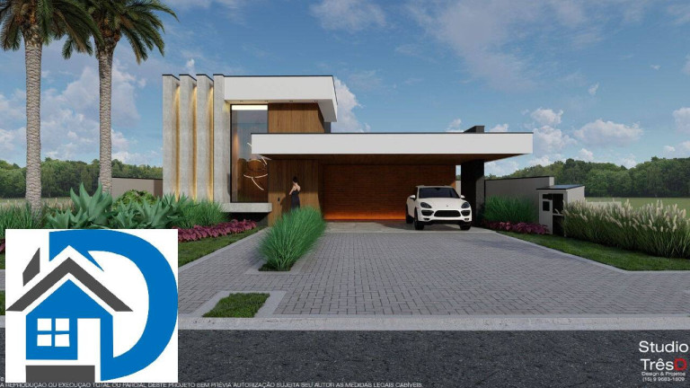 Casa de Condomínio com 3 Quartos à Venda, 407 m² em Alphaville Nova Esplanada - Votorantim