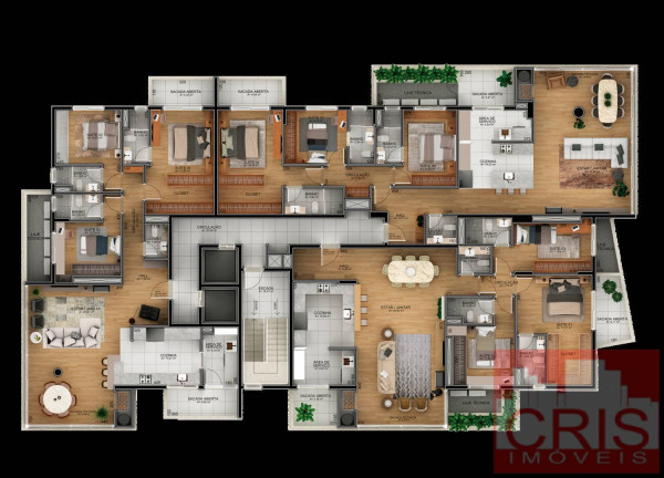 Imagem Apartamento com 3 Quartos à Venda, 151 m² em São Bento - Bento Gonçalves Imagem Apartamento com 3 Quartos à Venda, 151 m² em São Bento - Bento Gonçalves