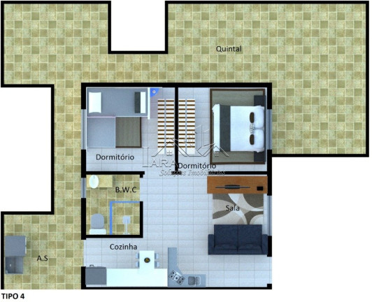 Imagem Apartamento com 2 Quartos à Venda, 35 m² em Jardim Nordeste - São Paulo