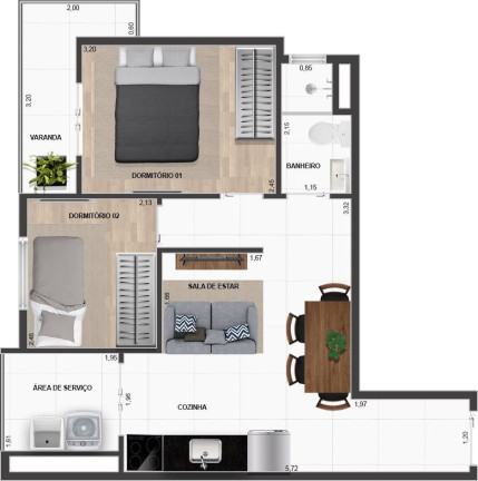 Imagem Apartamento com 1 Quarto à Venda, 41 m² em Penha De França - São Paulo