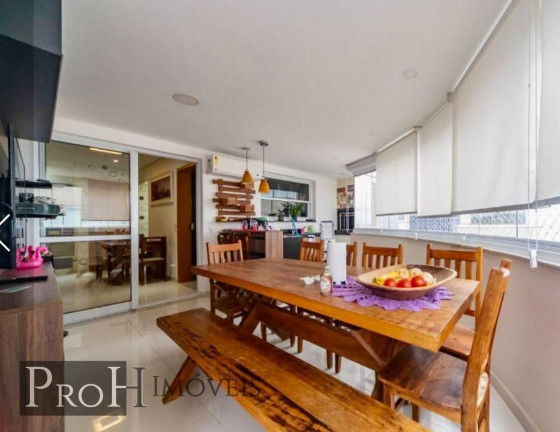 Apartamento com 3 Quartos à Venda, 126 m² em Vila Scarpelli - Santo André