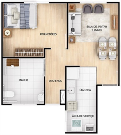 Imagem Imóvel com 1 Quarto à Venda, 40 m² em Cabuçu - Nova Iguaçu