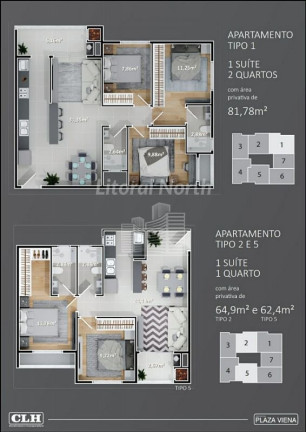 Imagem Apartamento com 2 Quartos à Venda, 62 m² em Nações - Balneário Camboriú Imagem Apartamento com 2 Quartos à Venda, 62 m² em Nações - Balneário Camboriú
