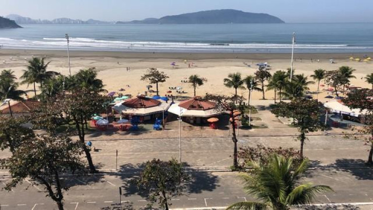 Imagem Apartamento com 1 Quarto para Alugar, 55 m² em Itararé - São Vicente